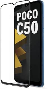 EITANSHA CREATION Edge To Edge Tempered Glass for POCO C50, POCO C51