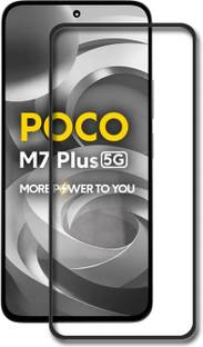 INFINITYWORLD Edge To Edge Tempered Glass for POCO M7 Plus 5G