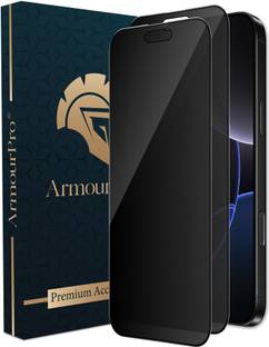 ArmourPro Edge To Edge Tempered Glass for Apple iPhone 16, Apple iPhone 15, iPhone 15 Pro, Matte Privacy Protection