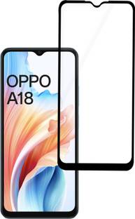 HUPSHY Edge To Edge Tempered Glass for OPPO A18