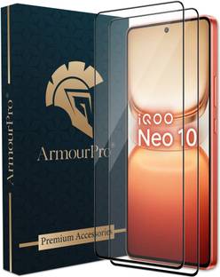 ArmourPro Edge To Edge Tempered Glass for IQOO Neo 10 5G, IQOO Neo 10, IQOO Neo 10R 5G, IQOO Neo 10R