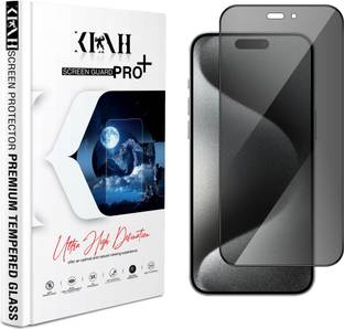 KLAH Edge To Edge Tempered Glass for Apple iPhone 15 Pro Max