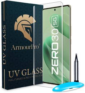ArmourPro Edge To Edge Tempered Glass for Infinix ZERO 30 5G, Infinix ZERO 30, ZERO 30 5G, UV Curved Screen Protector with Easy Installation Kit