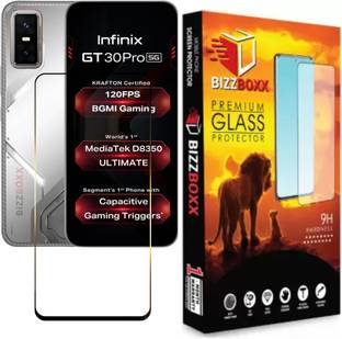 BizzBoxx Edge To Edge Tempered Glass for Infinix GT 30 Pro 5G+, Infinix GT 30 Pro, Infinix GT30 Pro, GT 30 Pro, Precise Curved Edges, Scratch Guard, temper glass guard, screen guard, 6.78 Inch With Installation Kit