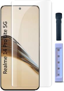 NKCASE Edge To Edge Tempered Glass for Realme 14 Pro Lite 5G, (UV)
