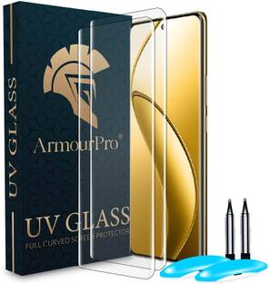 ArmourPro Edge To Edge Tempered Glass for Realme 12 Pro 5G, Realme 12 Pro Plus 5G, Realme 12 Pro +, Realme 12 Pro, UV Curved Screen Protector with Easy Installation Kit