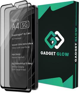 Gadget Glow Edge To Edge Tempered Glass for REDMI A4 5G, Redmi 14C, realme C75 5G, Matte Finish Glass