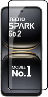 NKCASE Edge To Edge Tempered Glass for Tecno Spark Go 2