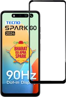 DMJHP Edge To Edge Tempered Glass for TECNO Spark Go 2024