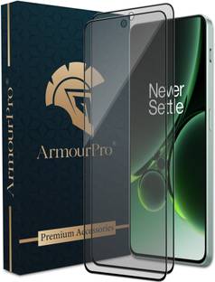ArmourPro Edge To Edge Tempered Glass for OnePlus Nord 3 5G, Nord 3 5G, OnePlus Nord CE 3 5G, Nord CE 3 5G, OnePlus Nord CE 4 5G, Nord CE 4 5G, Matte Finish Glass