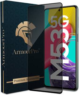 ArmourPro Edge To Edge Tempered Glass for Samsung Galaxy M53 5G, Samsung M52 5G, Samsung A72 5G, Samsung A73 5G, Samsung A71 5G, Samsung M53, Privacy Anti Spy Protection