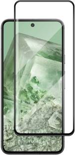 KLAH Edge To Edge Tempered Glass for Google Pixel 8, With Camera Lens Protector