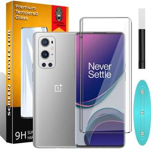CaptainMobile Edge To Edge Tempered Glass for Oneplus 9 Pro