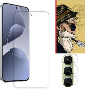 ARBAN Edge To Edge Tempered Glass for Infinix Hot 60 Pro 4G Tempered Glass Screen Protector | Anti-Scratch | Edge to Edge Full Coverage | 9H Hardness ( 1 FRONT SCREEN GUARD + 1 CAMERA LENS PROTECTOR + 1 FREE BACK EMBOSSED SKIN001 )