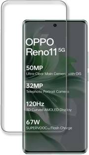 NSTAR Edge To Edge Tempered Glass for OPPO Reno 11 5G, OPPO Reno 11 Pro 5G, (UV)