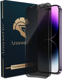 ArmourPro Edge To Edge Tempered Glass for Apple iPhone 14 Pro, Apple iPhone 15, iPhone 16, Privacy Protection