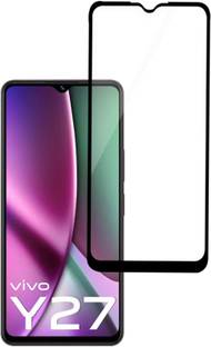HUPSHY Edge To Edge Tempered Glass for Vivo Y27