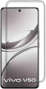 INFINITYWORLD Edge To Edge Tempered Glass for Vivo V50 5G, vivo V50 5G