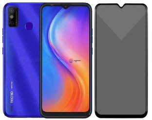Resolute Edge To Edge Tempered Glass for Tecno Spark Go 2021, DelhiGear Glass, Privacy Screen Protector, Privacy Tempered Glass, Screen Guard, Mobile Glass