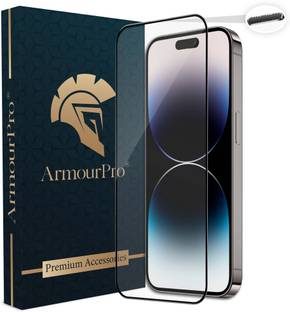 ArmourPro Edge To Edge Tempered Glass for iPhone 14 Pro Max, Apple iPhone 14 Pro Max, Anti Dust Speaker Mesh Protection