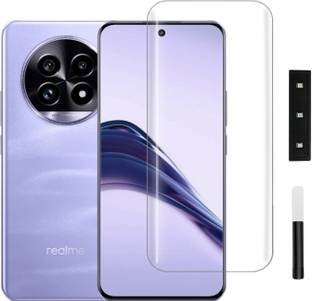 BW Blackwik Edge To Edge Tempered Glass for Realme 13 Pro 5g, Realme 13 Pro Plus 5g UV Advanced Curved Screen Protector Guard with Easy Installation Kit