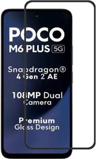 Flipkart SmartBuy Edge To Edge Tempered Glass for POCO M6 Plus 5G