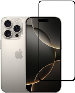 Flipkart SmartBuy Edge To Edge Tempered Glass for Apple iPhone 16 Pro Max, iPhone 16 Pro Max Glass