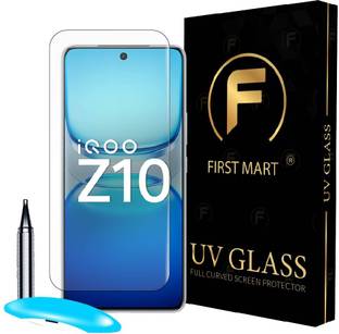 FIRST MART Edge To Edge Tempered Glass for iQOO Z10 5G, iQOO Z10, Z10 5G