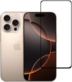 Kartuce Edge To Edge Tempered Glass for Apple iPhone 16 Pro
