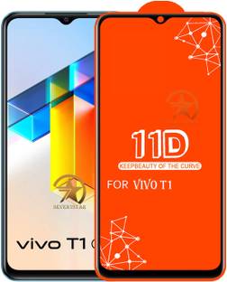 SEVEN7STAR Edge To Edge Tempered Glass for VIVO T1 5G