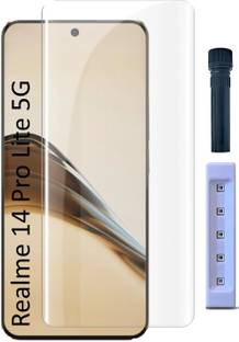 INFINITYWORLD Edge To Edge Tempered Glass for Realme 14 Pro Lite 5G, (UV)