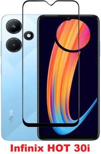 DSCASE Edge To Edge Tempered Glass for Infinix HOT 30i