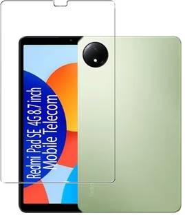 S-Softline Edge To Edge Tempered Glass for Redmi Pad SE 4G 8.7inch, Tab Glass Edge to Edge Coverage and Easy Installation kit