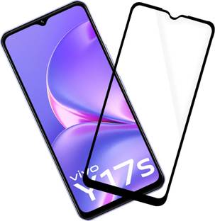 HUPSHY Edge To Edge Tempered Glass for vivo Y17S