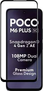 VAlight Edge To Edge Tempered Glass for POCO M6 Plus 5G