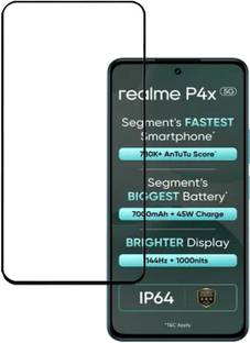 SPRITZEN Edge To Edge Tempered Glass for Realme P4x 5G