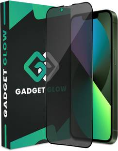 Gadget Glow Edge To Edge Tempered Glass for Apple iPhone 13, Apple iPhone 13 Pro, Apple iPhone 14, Privacy Anti Spy Glass with Matte Finish