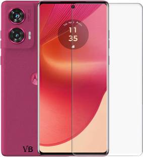 VISHRN CASES Edge To Edge Tempered Glass for Motorola Edge 50 Fusion