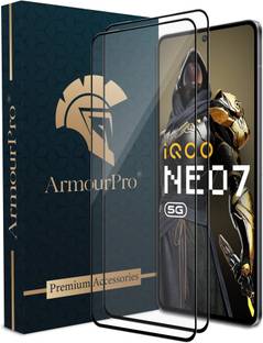 ArmourPro Edge To Edge Tempered Glass for iQOO Neo 7 5G, Neo 7 Pro 5G, iQOO 9T 5G, iQOO 11 5G
