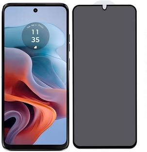 Blate Edge To Edge Tempered Glass for Motorola G34, Privacy Glass, ESD Glass, Anti Peep, Anti Static, Big Curve Glass, Dust Proof, Protector, Tempered Glass, Screen Guard