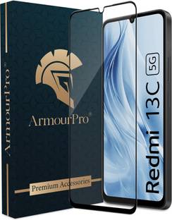 ArmourPro Edge To Edge Tempered Glass for Redmi 13C 5G, Redmi 13C, Redmi 13C 4G
