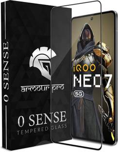 ArmourPro Edge To Edge Tempered Glass for iQOO Neo 7 5G, Neo 7 5G, iQOO Neo 7 Pro 5G, iQOO 11 5G, iQOO 9T 5G, 0 Sense Ultra Thin Glass