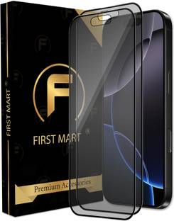 FIRST MART Edge To Edge Tempered Glass for iPhone 16 Pro, Apple iPhone 16 Pro, 16 Pro, Matte Finish Glass