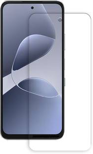SOMTONE Edge To Edge Tempered Glass for Infinix Hot 60i 4G Front Tempered Glass Screen Protector | Anti-Scratch | Edge to Edge Full Coverage | 9H Hardness | Screen Guard