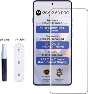 VAlight Edge To Edge Tempered Glass for MOTOROLA Edge 60 Pro, Moto Edge 60 Pro, High Quality UV Liquide Glue Glass with Easy Installation Kit
