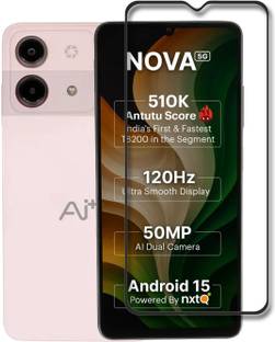 INFINITYWORLD Edge To Edge Tempered Glass for Ai+ Nova 5G