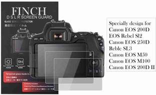 FINCH Edge To Edge Tempered Glass for Canon EOS 200D, EOS Rebel Sl2, Canon EOS 250D, Reble SL3, Canon ...