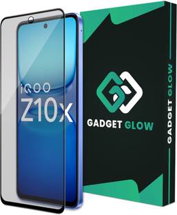 Gadget Glow Edge To Edge Tempered Glass for IQOO Z10X 5G, IQOO Z10X, Realme Narzo 80X 5G, Narzo 80X, Vivo T4X 5G, Vivo T4X, Matte Finish Glass
