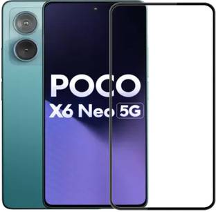 NKCASE Edge To Edge Tempered Glass for POCO X6 Neo 5G