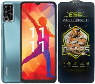 Blate Edge To Edge Tempered Glass for Lava Yuva Pro, ESD Tempered Glass, ESD Screen Protector, Anti Static, Screen Protector